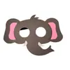 Máscaras de Ojos Decorativas Navideñas y de Halloween para Niños en Stock Transfronterizas, Máscaras de Tela No Tejida de Fieltro, Estilos Creativos de Animales