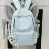 Nova Mochila Estrela para Alunos do Ensino Fundamental Feminina Resistente ao Desgaste e a Manchas Estampada de Grande Capacidade com Múltiplos Bolsos