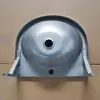 Acero inoxidable 304 lavabo Oval integrado estirado mesa de fregadero fregadero de una sola cubeta fregadero de una sola cubeta fregadero de acero Lavabo