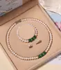Collar de Perlas de Agua Dulce Naturales de Zhuji para Mujer Conjunto de Perlas Auténticas Cadena para Clavícula Regalo para Mamá Día de la Madre Venta al por Mayor