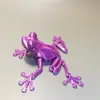 Promoção Quente Brinquedo de Sapo Realista com Simulação 3D Ornamento de Impressão para Quarto e Mesa Decoração de Atividade Articulada Coleção de Presentes