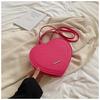 Mochila Love Feminina 2024 Primavera e Verão Nova Elegante Personalizada Pequena Mochila Coração de Menina Moda Casual Feminina Bolsa
