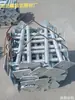 Soporte de Placa Espiral de Tubo de Acero Hueco Ajustable para Construcción, Soporte de Tornillo de Aceite para Puentes, Marco Exterior Galvanizado