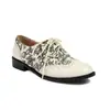 Zapatos de Mujer Estilo Británico Retro, Empalme Primavera y Otoño Punta Redonda Suela Gruesa Tacón Grueso Tacón Bajo Cordones Delanteros Zapatos Burdeos Brogue