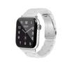 Para reloj inteligente Apple genius iwatch correa acrílica de color sólido de tres cuentas 20 MM22MM en stock