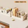 Prateleira de armazenamento de bolsa de livros sob a mesa com rodas, organizador de livros de chão, estante móvel para sala de aula de estudantes