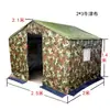 Tenda Grande de Lona de Três Camadas à Prova d'Água para Construção, Engenharia, Emergência ao Ar Livre, Resgate de Desastres Civis e Proteção contra o Frio de Algodão