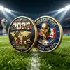 Moneda de Aleación para la Copa del Mundo 2026, Producto Nuevo Transfronterizo, Decoración del Hogar, Colección Conmemorativa, Regalo, Artesanía con Relieve 3D, Moneda Conmemorativa
