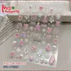 Série de Natal Adesivos para Nail Art Papai Noel Floco de Neve Alce Estrelas Elementos de Natal Adesivos de Unha Estereoscópicos em Relevo