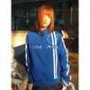 Sudadera cárdigan retro americana con cuello alto para mujer, nuevo estilo de principios de otoño, chaqueta corta bordada con estrellas, top ligero de estilo asiático
