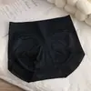 Calzones de Algodón Transpirables sin Costuras para Mujer, Cintura Media, Levanta Glúteos Color Durazno, Control de Abdomen, Tallas Plus