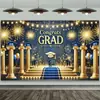 Transfronterizo 2025 Nueva Temporada de Graduación Pancarta de Tela Fondo para Amazon Arreglo Escena de Ceremonia Escolar Fiesta Personalización