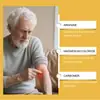 Crema para el Cuidado de las Articulaciones con Veneno de Abeja Transfronteriza 60g Hidratante Corporal No Irritante Masaje Confort Articular y Suavizante Textura de Crema
