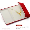 Caja de Regalo de Tres Piezas Doradas para Boda Caja para Collar de Perlas de Doble Apertura Caja de Regalo para el Día de la Madre Collar con Anillo de Perlas Pendientes
