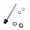 Accesorios para Cabezal de Abrazadera Tornillo de Perno de Cabeza de Goma para Abrazadera Cabeza de Goma Negra Frontal