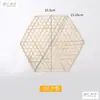 Esterilla de red de bambú tejida para olla de hierro fundido antiadherente, pieza de esterilla de bambú hexagonal para fondo de olla, artefacto antiadherente para fondo, red de esterilla de bambú, rejilla de bambú para estofar pescado