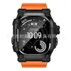 Banda de Reloj Integrada Apple Ultra Adecuada para iWatch Frogman Paquete Medio Banda de Reloj de TPU Estilo Deportivo de Moda Banda para Apple Watch