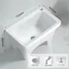 Mop de Varanda, Mop Cerâmico Doméstico para Exterior, Mop para Pátio Piscina, Bacia Quadrada para Lavagem, Tipo de Chão Doméstico para Banheiro