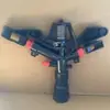 Aspersor de braço oscilante com quatro ou seis bicos, aspersor de plástico para gramado e agricultura, pulverizador no atacado, pistola de pulverização de irrigação rotativa de 360 graus