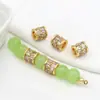 Accesorios para Joyería DIY Pulsera Color Oro 18K Paquete Micro Circonita Passepartout Pulsera de Cuentas Collar Venta al por Mayor C45
