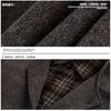 Cardigan de Tricô Falso Duas Peças Estilo Old Money para Homem no Outono, Jaqueta Spliced Estilosa com uma Vibração Retro Americana Única
