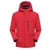 Cortavientos forrados de polar hechos a medida, ropa de trabajo de otoño e invierno con logotipos impresos, prendas de abrigo impermeables y resistentes al frío, y uniformes de trabajo unisex hechos a medida.