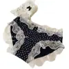 Ropa Interior de Encaje Dulce y Pura para Mujer, Refuerzo de Algodón, Refuerzo Extendido, Amigable con la Piel para Niñas, Bragas Finas Lindas de Verano