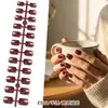 El Arte para Uñas Más Vendido de Amazon: Uñas Cuadradas Cortas de Color Sólido Más Vendidas, Alta Calidad, Alta Saturación, Set de 24 Piezas de Tamaños Variados, Uñas Postizas