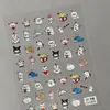 Adesivos Relevo Desenho Animado Fofos em Estoque, Múltiplas Opções Disponíveis, Ursinho Infantil, Coelho, Filhote Adesivos para Nail Art, Estilo Ca