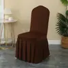Funda Gruesa Nueva para Silla de Hotel Silla de Comedor para el Hogar Silla Curva Funda para Asiento Funda Universal para Taburete