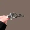 Horquilla Pequeña Floral Estilo Francés Clip de Flequillo Vintage de Hada Clip Lateral Elegante Accesorio para el Cabello Pinza de Pato Ojo de Gato