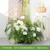 HY-DW5 Macetas florales artificiales, plantas verdes reales para decoración interior y exterior, restaurante, populares en redes sociales