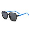 Moda crianças irregular polarizado óculos de sol crianças silicone óculos de sol proteção UV óculos infantis atacado 8286