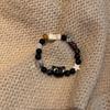 Pulsera Miau Mi pequeña con diseño de nicho retro para mujer, estilo francés, retro, personalizada, sencilla, combinable y elegante.