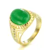 Anillo de cruce de frontera europeo y americano Anillo de moda de cruce de frontera anillo de piedra natural Ojo de Tigre accesorios vintage al por mayor