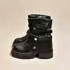 Botas Retro Meilade Otoño 2026 Nuevas Botas de Tacón Alto Apilado Versátiles Botas Chunky Estilo Martin Botines Western para Mujer