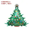 Adereços de decoração de vitrine brinquedo balão bengala de doces de Natal Velho boneco de neve balão de árvore de Natal foto