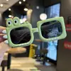 Óculos de sol de silicone infantis em formato de dinossauro para meninos e meninas, óculos polarizados não machucam os olhos das crianças, óculos de sol com proteção solar, fofos
