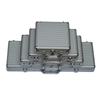 Bolso pequeño prefabricado al por mayor del fabricante Aluminio Plata Caja de fichas con código 300 Caja de almacenamiento para juego de fichas Caja de aluminio