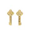 Colgante de llave de oro Ruyi del zodiaco de latón para hombre y mujer, llavero de coche, bolso, colgante, artesanía de cobre, colgante
