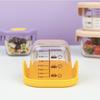 Cuenco cuadrado de vidrio de borosilicato bajo para huevos al vapor con tapa para uso doméstico, apto para bebés y niños pequeños, se puede usar para hacer flan de huevo al vapor y como olla para guisar resistente a altas temperaturas