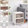 Armário de Armazenamento Dobrável de Grande Capacidade para Casa Organizador de Lanches e Roupas Multicamadas com Rodas Armário de Armazenamento Móvel Atacado