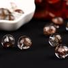 Cuentas Sueltas Fantasma Rojo Natural Cubo de Azúcar Cornucopia Pulsera de Mujer Pulsera Cuentas Redondas Colgante Clavícula con Cuentas