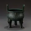Adornos de Bronce Ding Sanxingdui Keding Bronce Antiguo Regalo de Apertura de Escritorio Sala de Estar Entrada Decoraciones para el Hogar