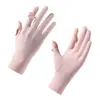 Guantes de Protección Solar de Verano Protección UV 6818 Nuevos Antideslizantes Finos para Coche Eléctrico Guantes de Protección Solar para Montar para Mujer