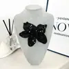 Tecido Patch Flor de Lantejoula Acessórios para Roupas Patch Decorativo Artesanal DIY Patch Bordado Estilo Coreano