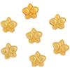 Oro Arena Vietnamita Accesorios DIY Orquídea Mariposa Flor de Durazno Cuentas de Hilo Pulsera Cadena de Mano Cuentas de la Fortuna Joyería para Mujeres