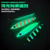 Señuelo jig de fundición para costa transfronterizo 20g 30g 40g para caballa y pez azul, señuelo jig de jigging lento y recogida rápida, señuelo luminoso al por mayor