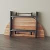 Mesa Redonda Grande Plegable de Madera Maciza Engrosada Mesa Panel Mesa de Comedor para 15 Personas 20 Mesas de Comedor con Plato Giratorio 10 Tableros Redondos para el Hogar