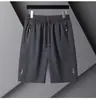 Pantalones Cortos Finos de Seda de Hielo para Hombre, de Verano para Exteriores, Secado Rápido, Holgados, de Baloncesto, Deportivos Casuales, Alta Elasticidad